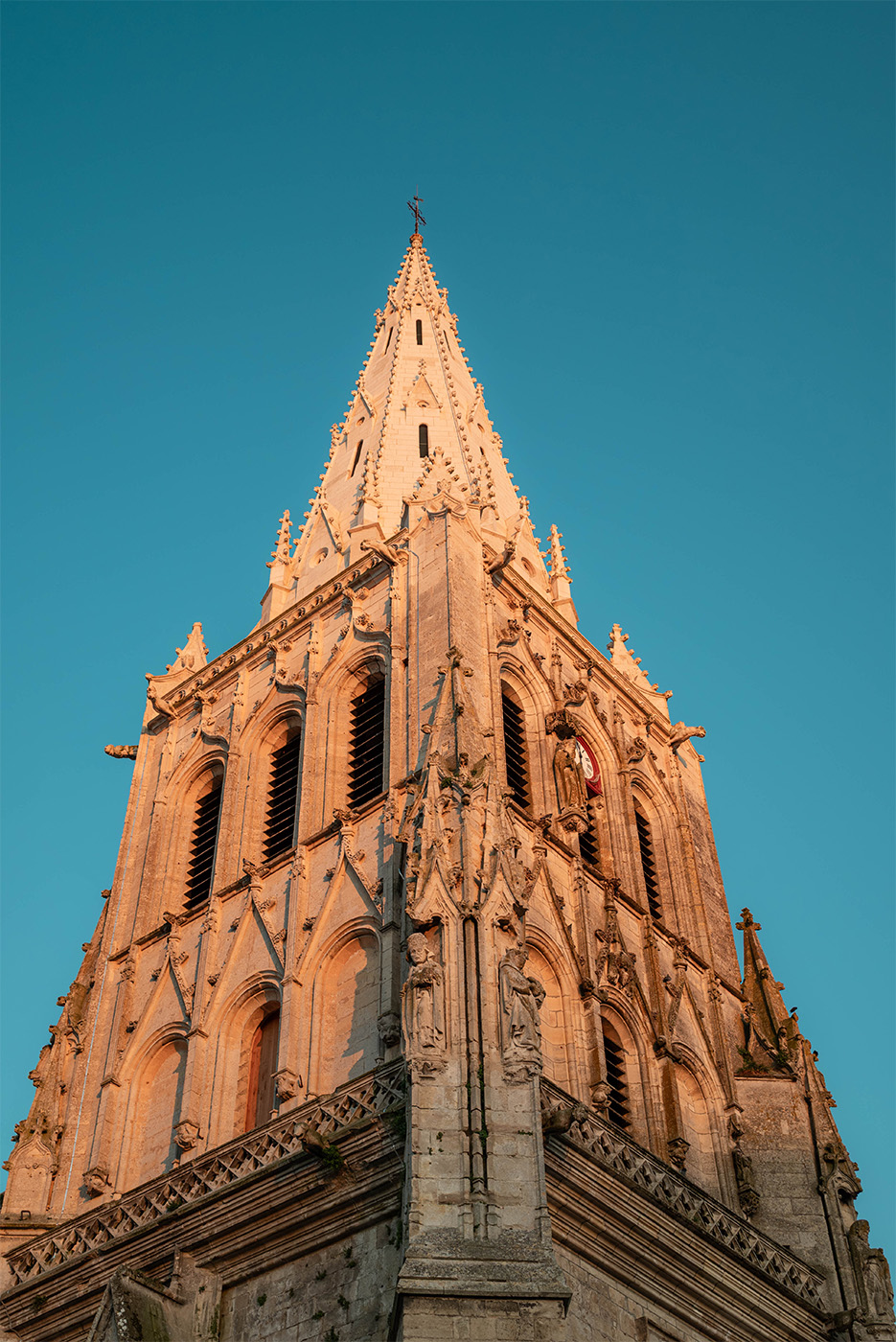 Le clocher de l'Abbatiale de Saint-Maixent-L'École