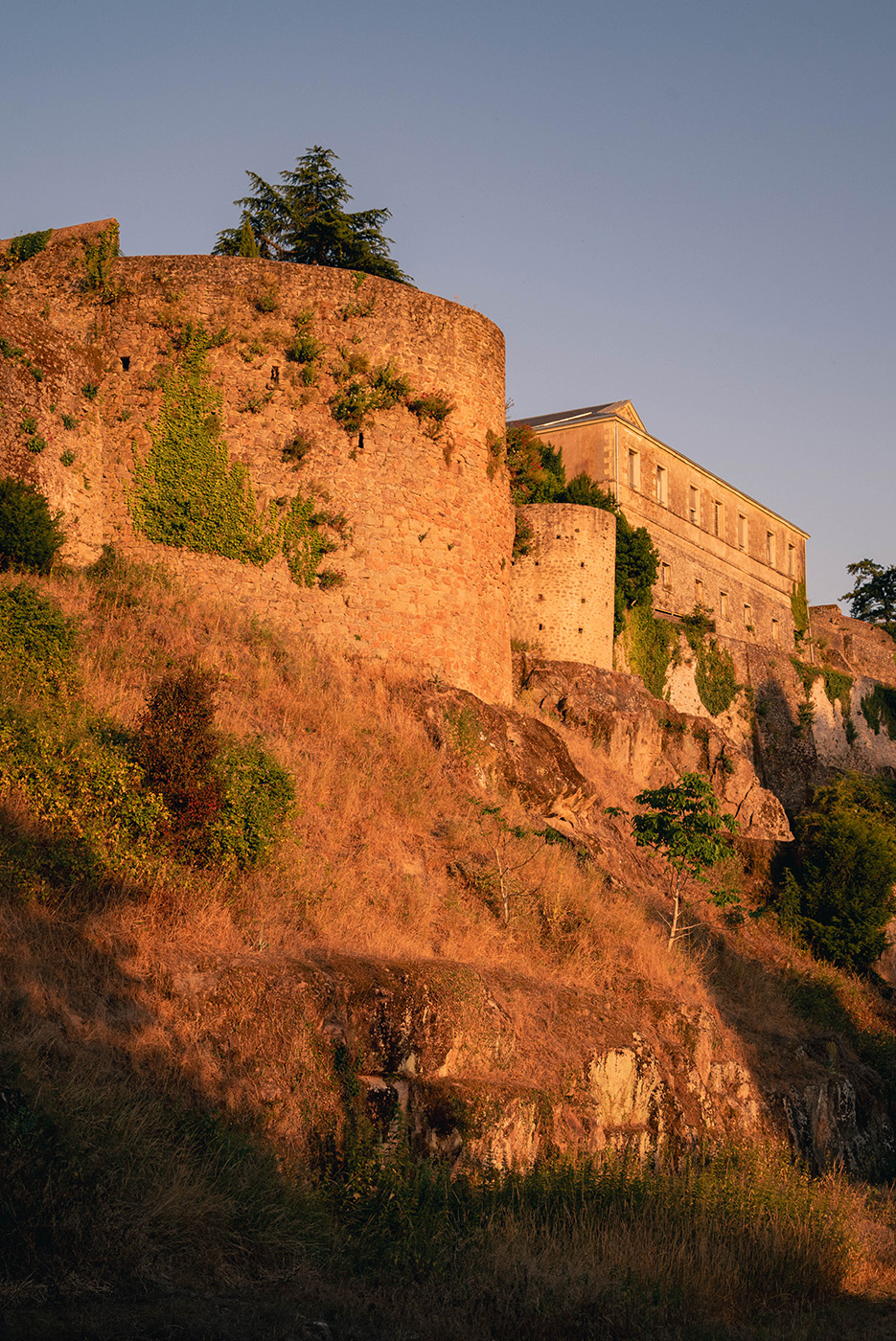 Les ruines de Parthenay