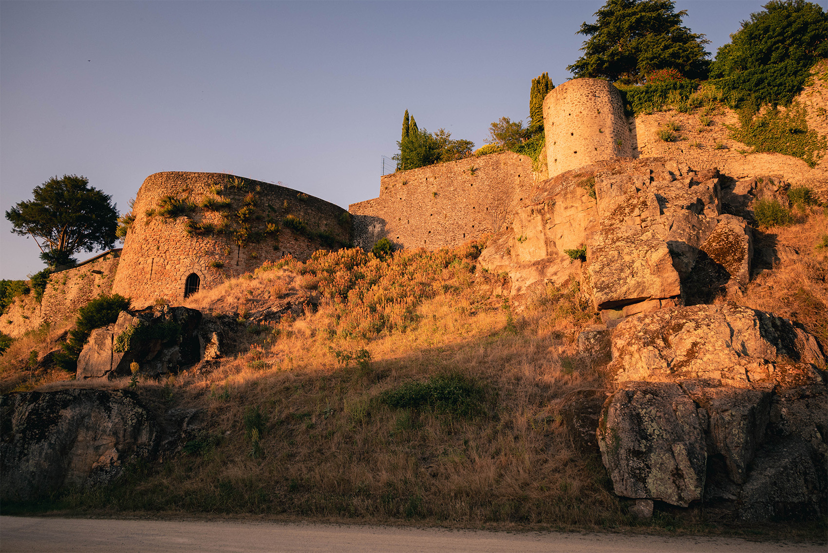 Les ruines de Parthenay