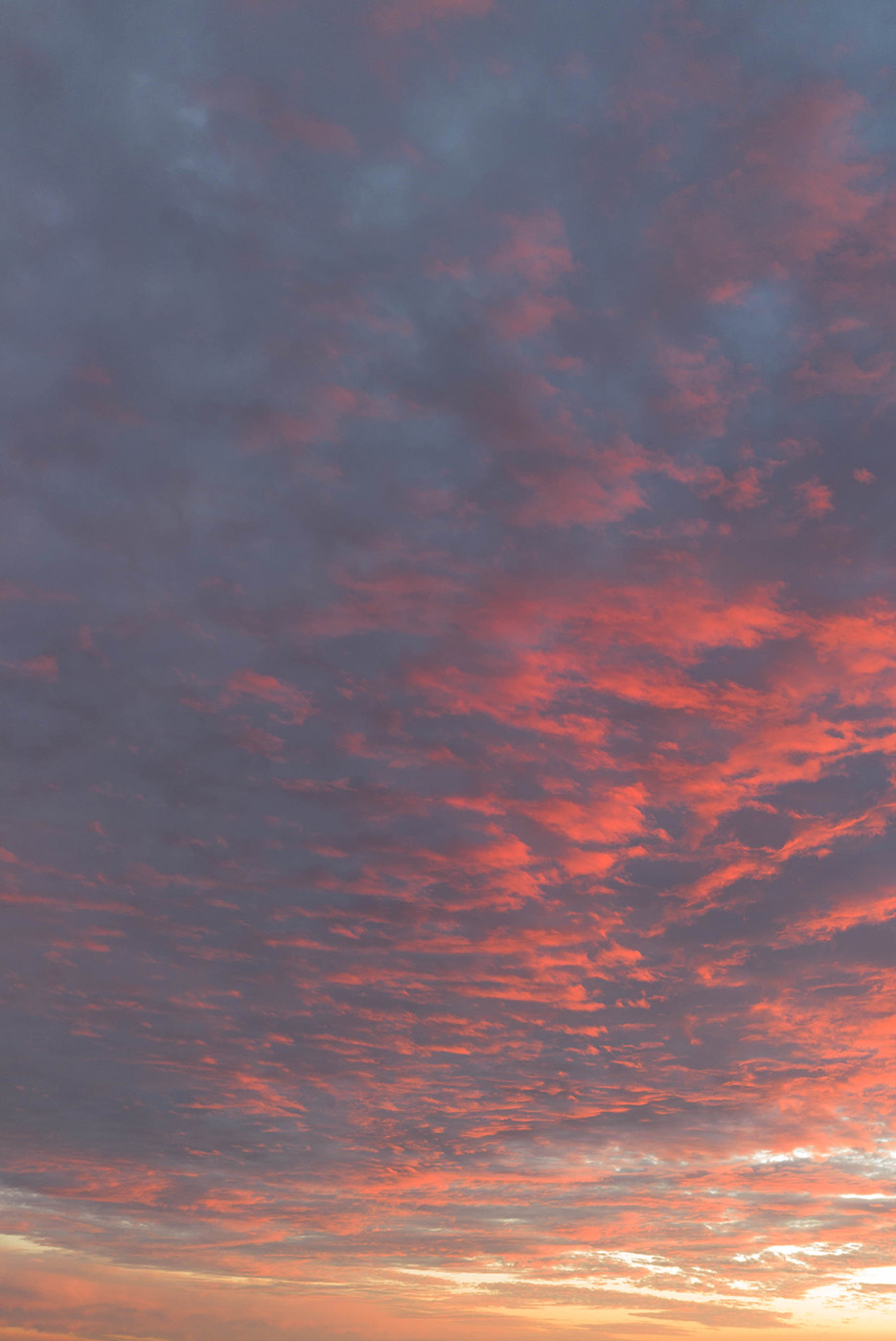 un ciel de feu au dessus d'Exreuil - sunset du 5 avril 2026